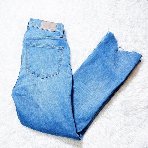Madewell Cali Demi-Boot Denim Jeans Button Fly SZ25 - Picture 4 of 9